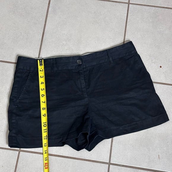 Ann Taylor LOFT Women Black Casual Chino Shorts The Riviera Short size 12 - Picture 7 of 9